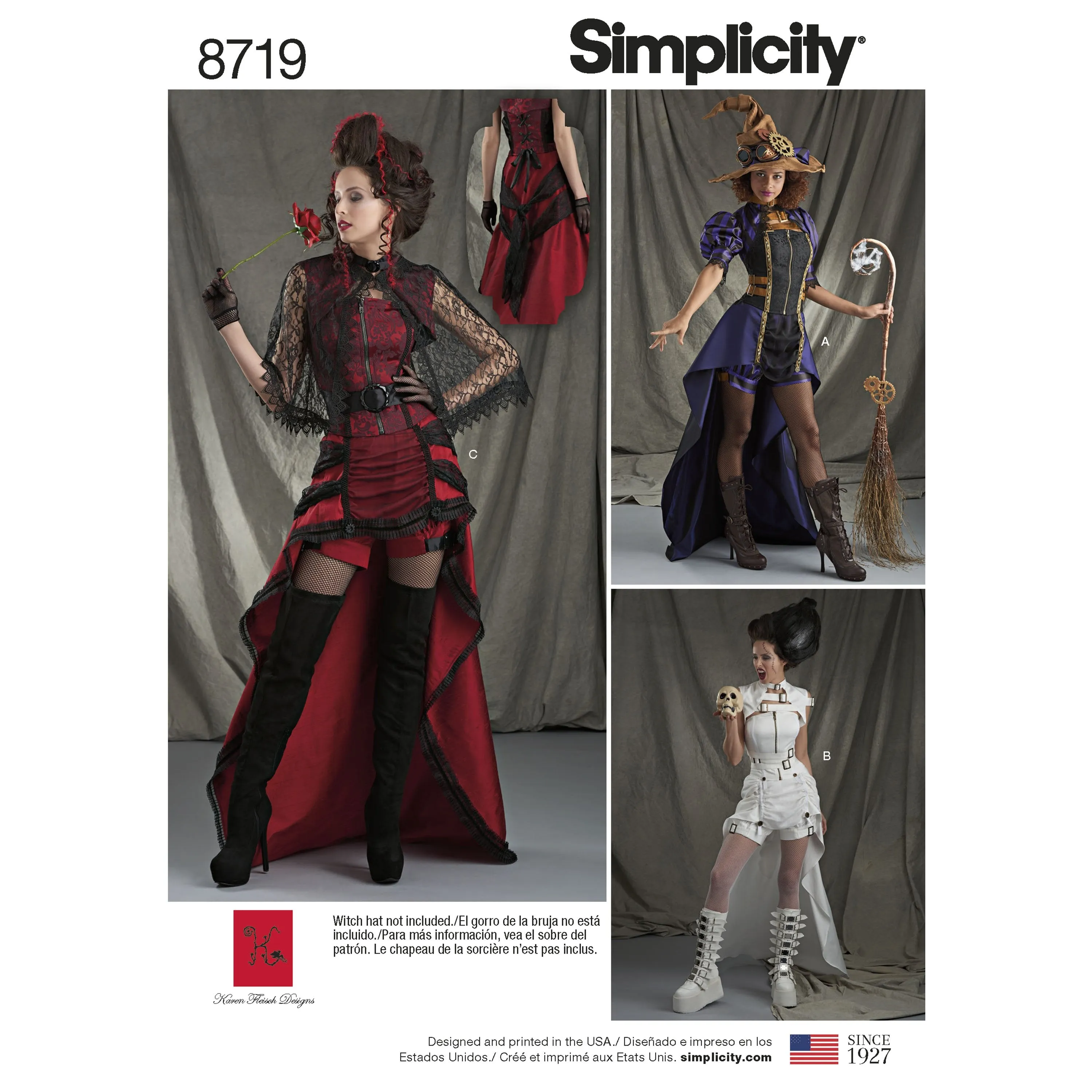 Simplicity Pattern 8719 steampunk-costumes