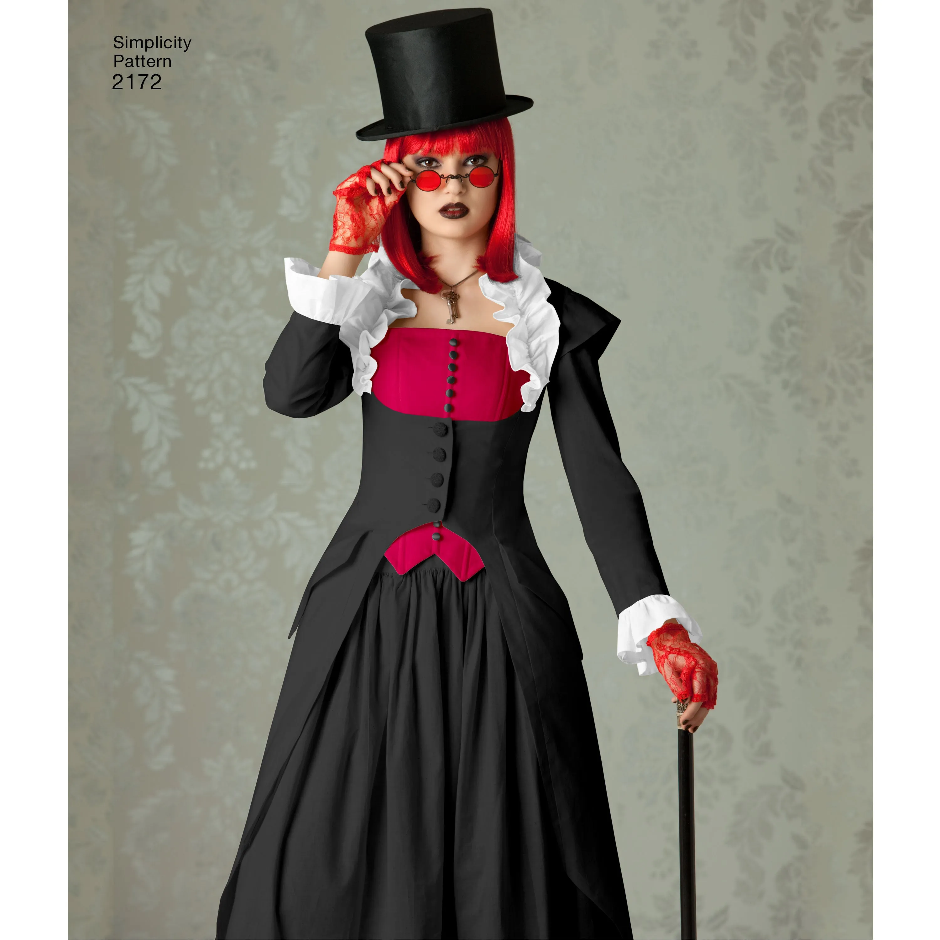 Simplicity Pattern S2172 Misses' Steampunk Costume