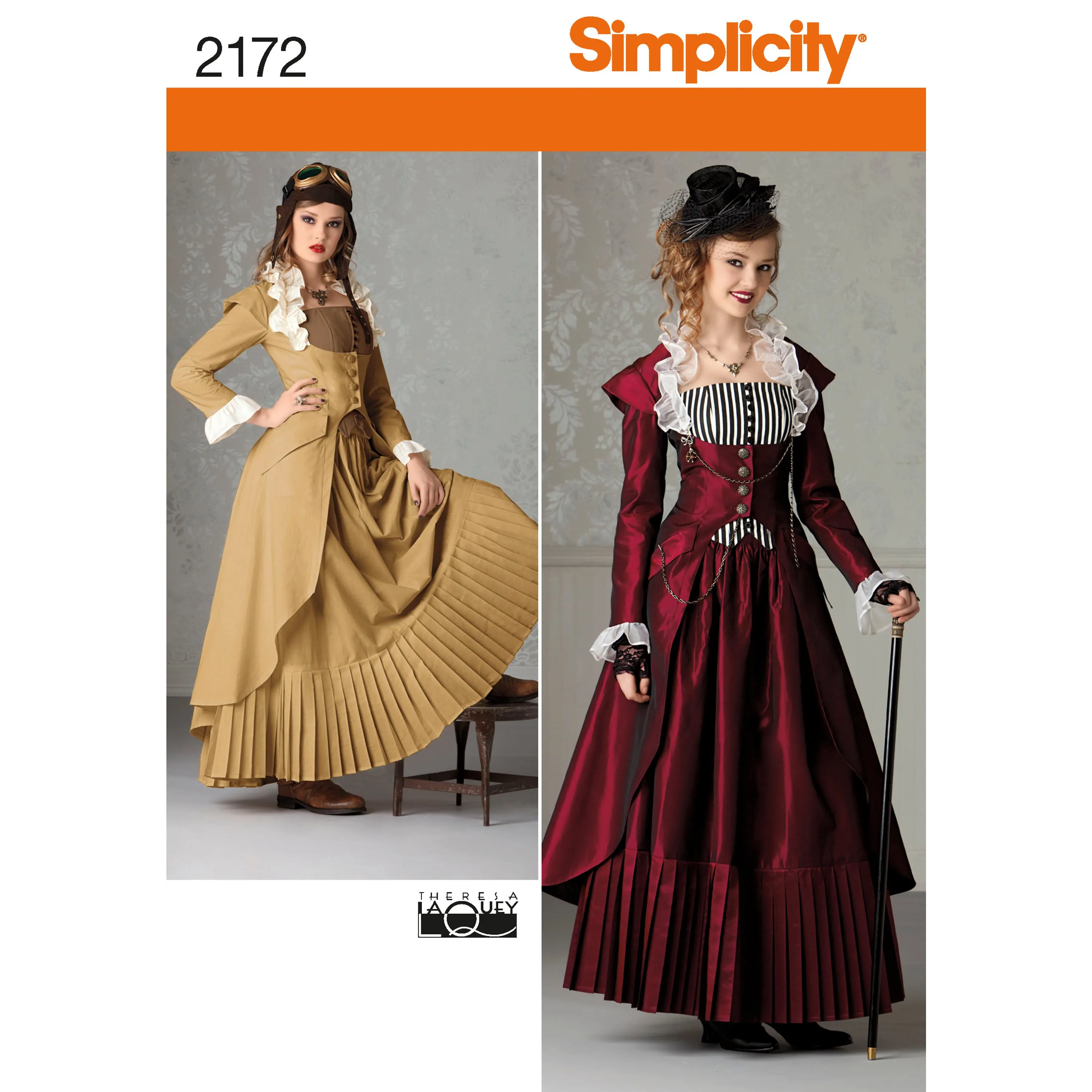 Simplicity Pattern S2172 Misses' Steampunk Costume