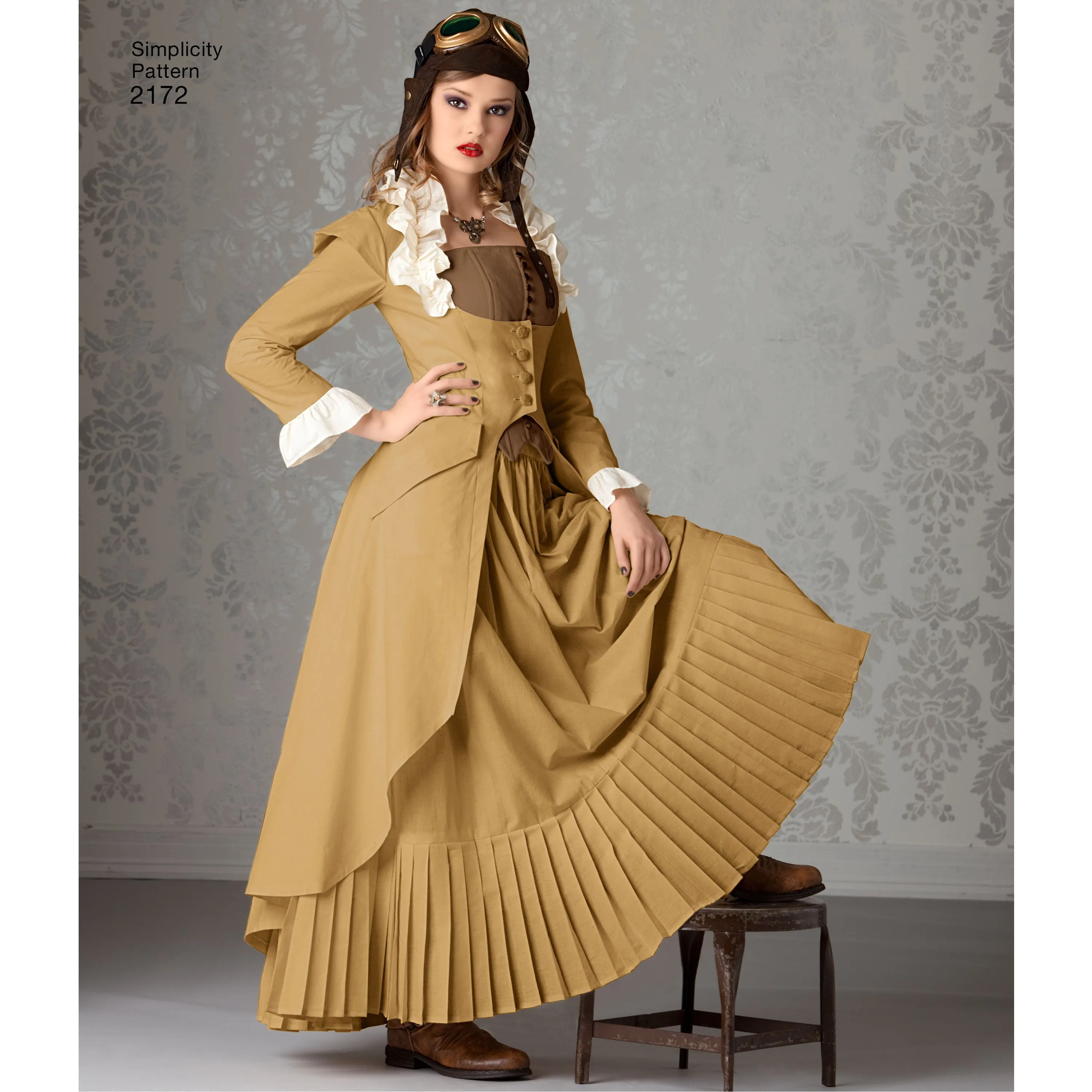 Simplicity Pattern S2172 Misses' Steampunk Costume