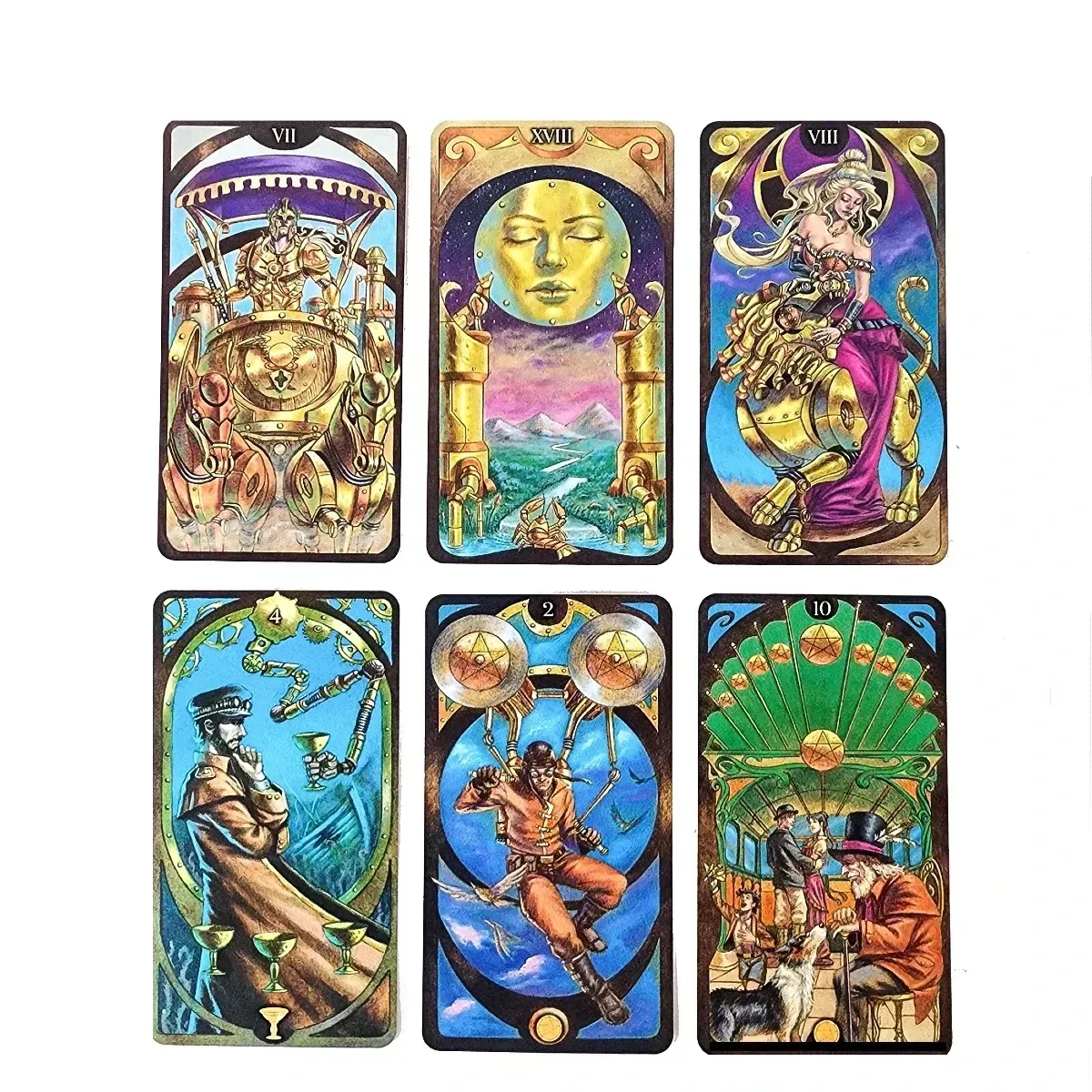 Steampunk Art Nouveau Tarot Deck