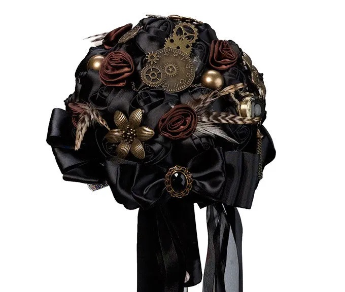 Steampunk Bridal Wedding Bouquet