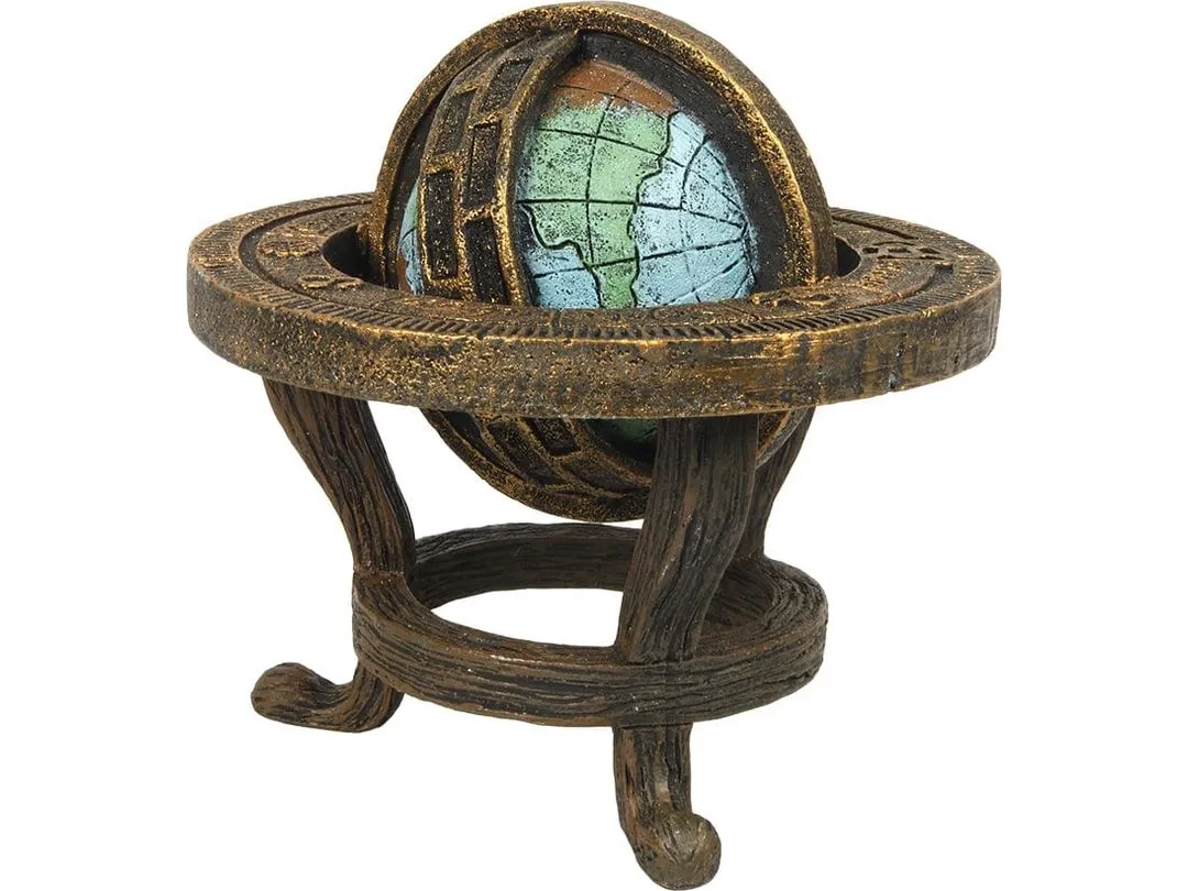 Steampunk globe 8,2x7,8x7,5CM Multicolour