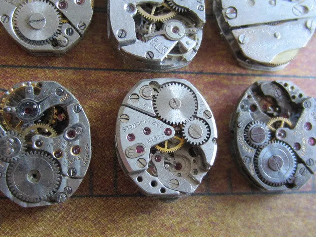 Steampunk watch parts - Vintage Antique Watch movements  - d82