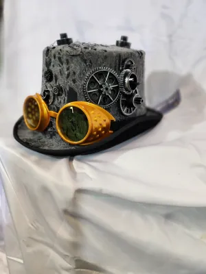 Tattered Steampunk Top Hat