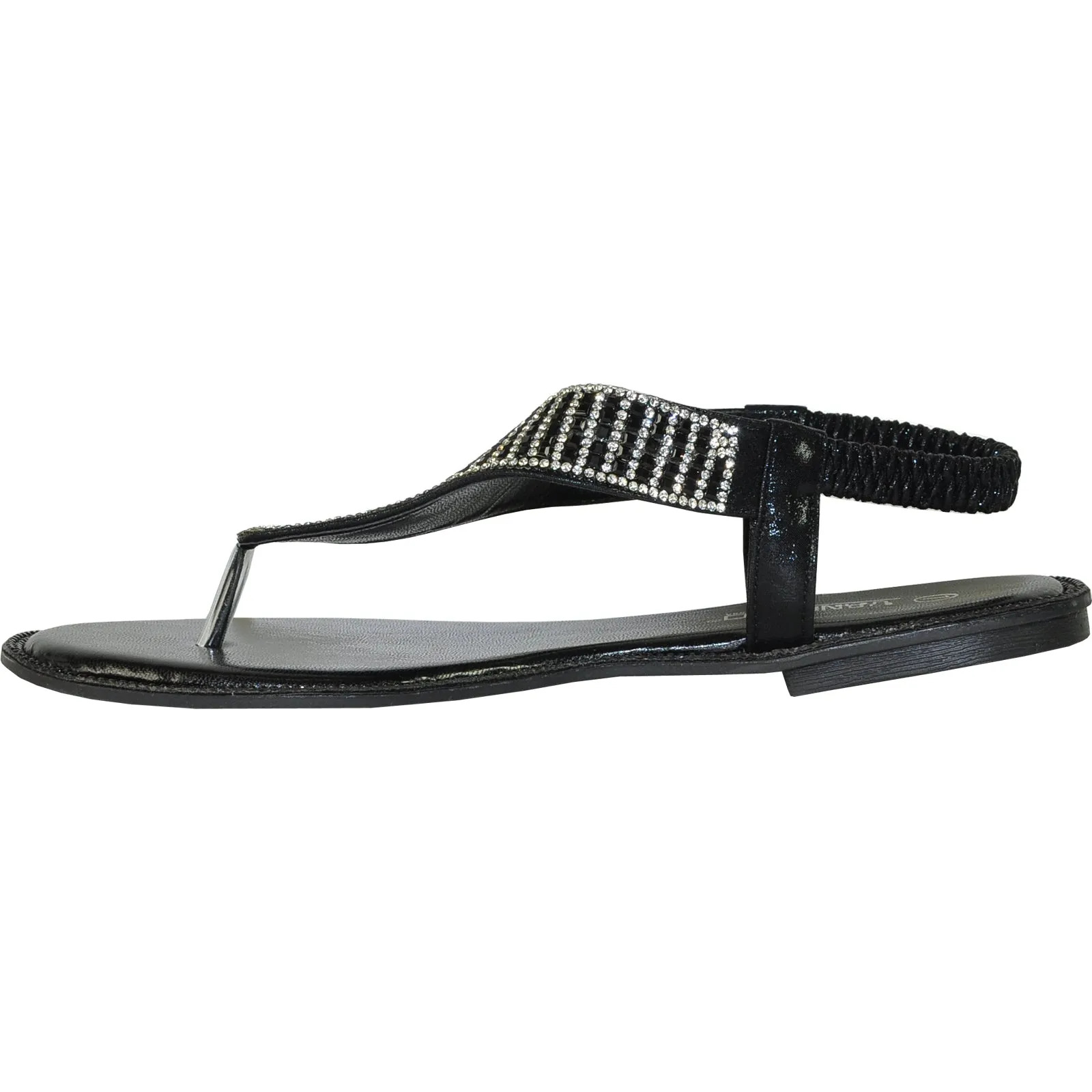 VANGELO Women Sandal ROBERTA-1 Flat Sandal Black