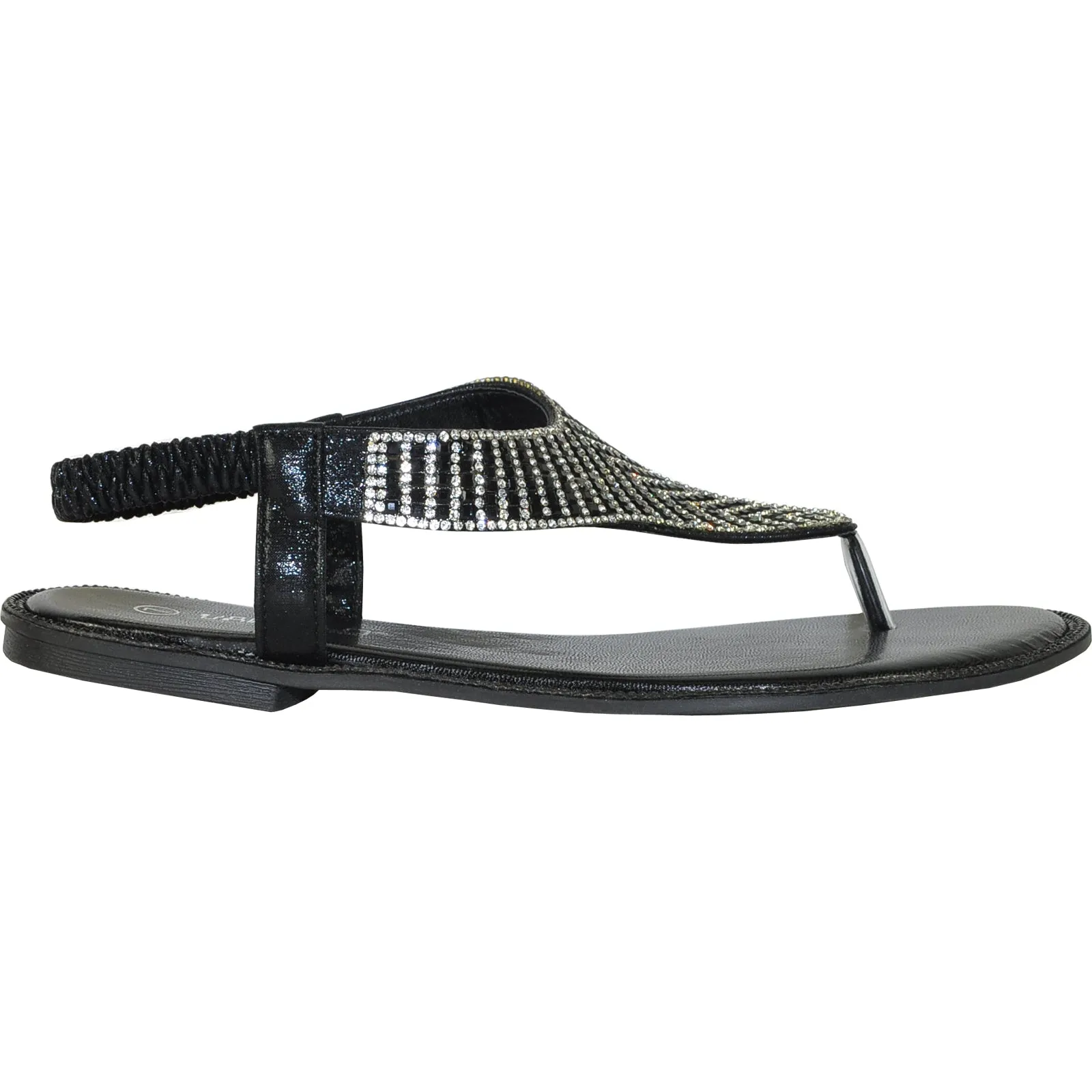 VANGELO Women Sandal ROBERTA-1 Flat Sandal Black