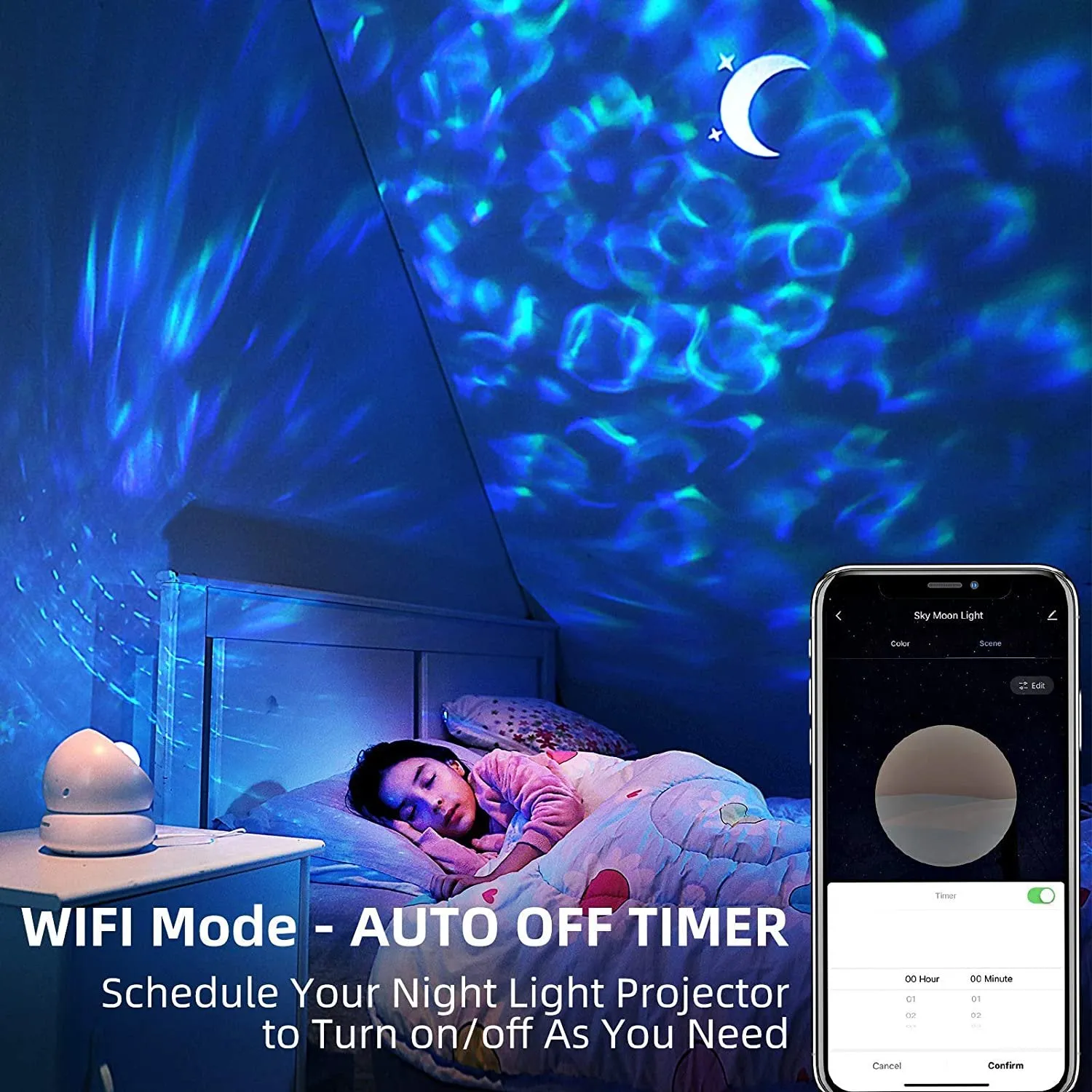 VANKYO Galaxy Smart Night Light Projector with APP and Voice Control